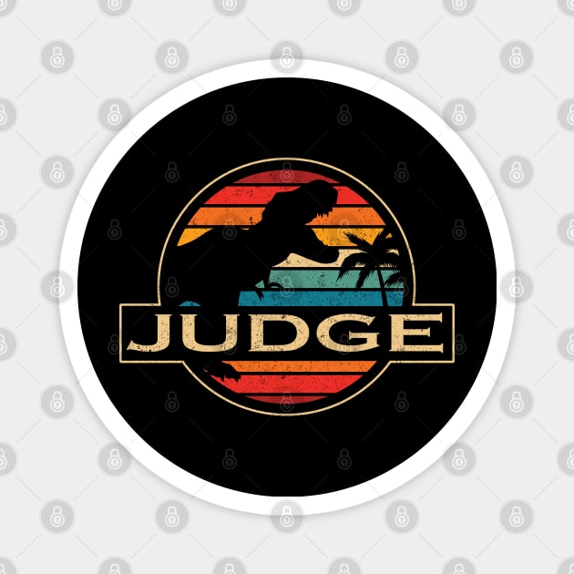 Judge Dinosaur Magnet by SusanFields